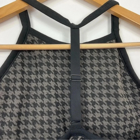 Colsie Houndstooth Racerback Bra Crop Top size XL - Picture 4 of 6